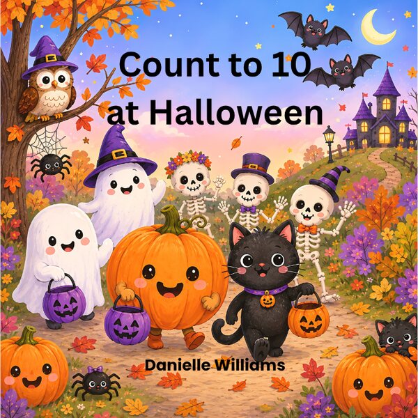 Front cover of Count to 10 at Halloween by Danielle Williams