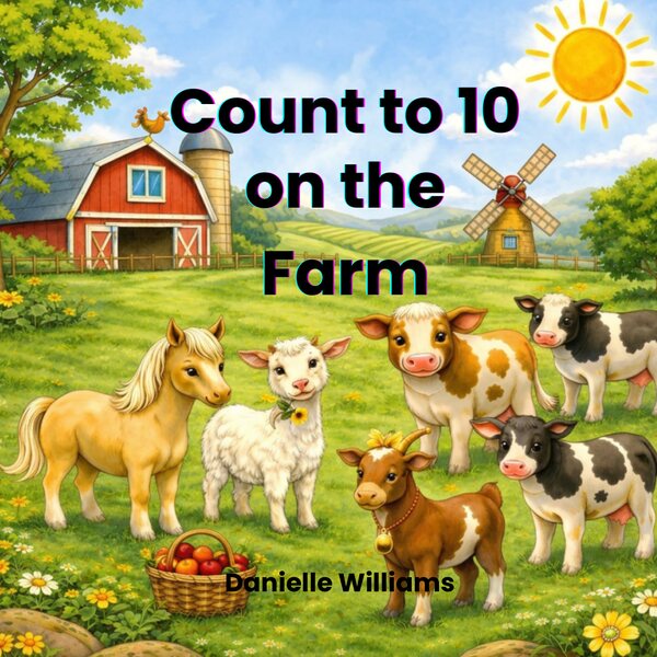 Front cover of Count to 10 on the Farm by Danielle Williams