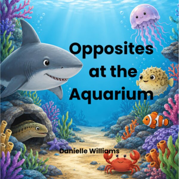 Front cover of Opposites at the Aquarium by Danielle Williams
