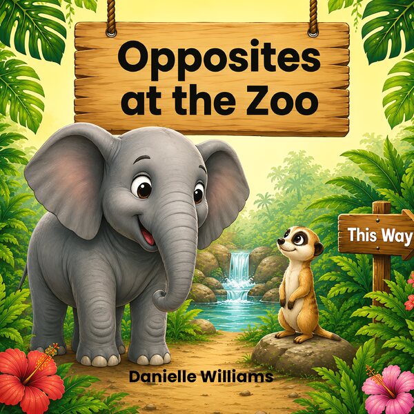Front cover of Opposites at the Zoo by Danielle Williams